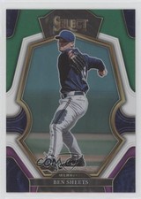 2023 Panini Select Premier Level Green White Purple Prizm /60 Ben Sheets jg3