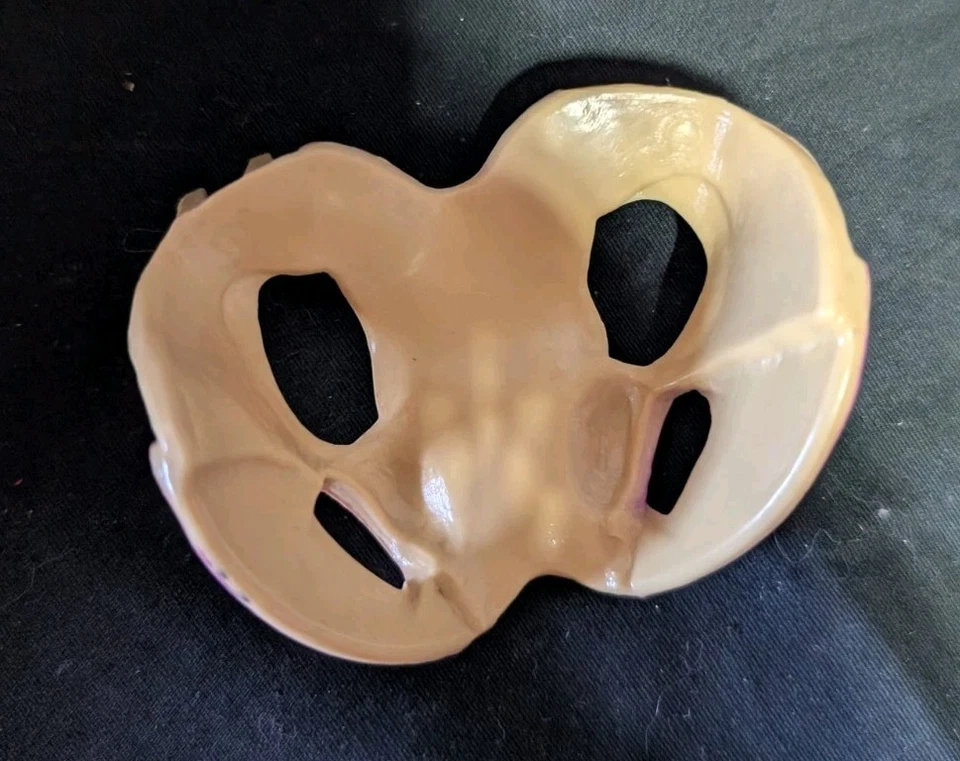 Dino Riders 1987 Triceratops Brain Box Máscara Casco Parte Tyco Pegatinas Foto 2 de 2