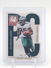 LESEAN MCCOY 2013 ELITE PRIMARY COLORS GOLD DIE-CUT /49 #15 EAGLES Q3403