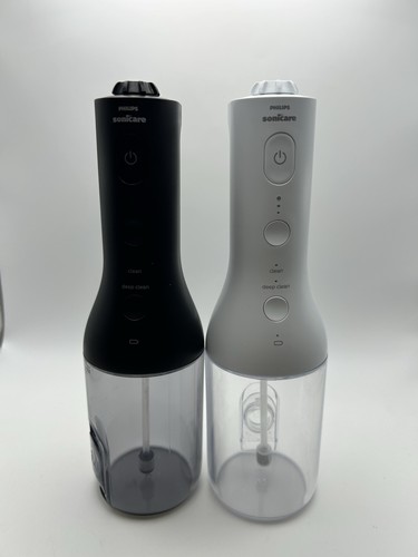 Philips Sonicare Cordless Power Flosser Dual Pack Black & White TESTED No Cords