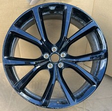 GENUINE 22" JAGUAR F PACE 5081 STYLE BLACK ALLOY WHEEL KK8M1007CA