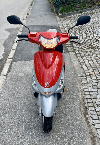 Peugeot Roller 50 ccm Rot/Silber - Bild 7 von 10