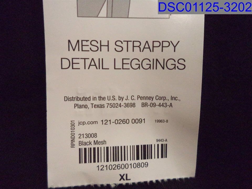 MIXIT, Leggings negros para mujer, talla = XL, cintura = 36", entrepierna = 24" Foto 3 de 4