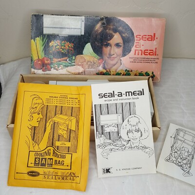 VTG DAZEY Seal A Meal Model 48084 White Vacuum Food Sealer with