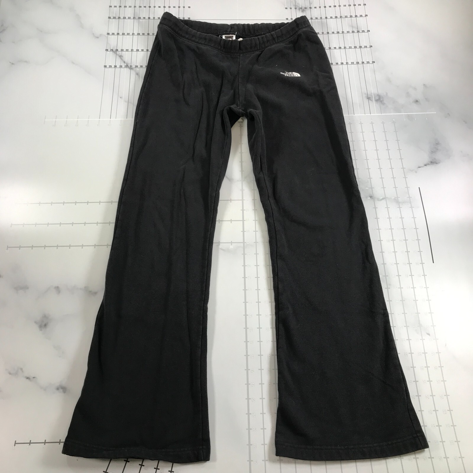 The North Face Yoga Pants Womens Medium Black Cotton Blend Flared