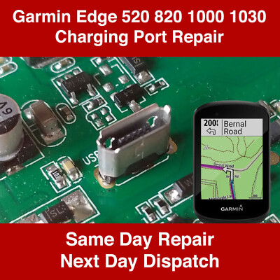 Garmin Edge 1030 1000 830 820 530 520 Explore USB Charging Port