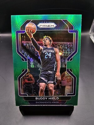 2021-22 Panini Prizm Green Prizm #192 Buddy Hield - Sacramento Kings