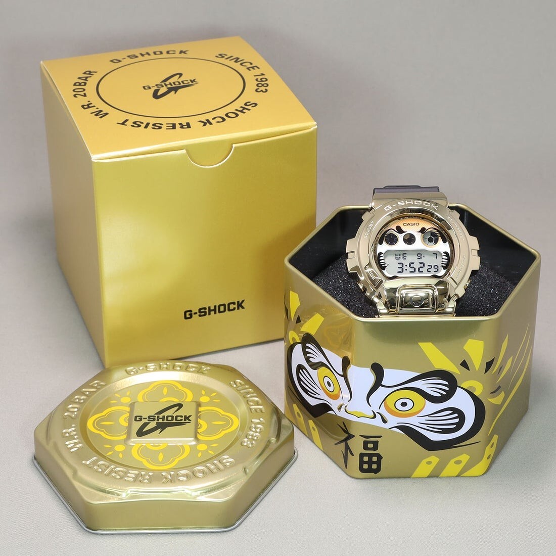CASIO G-SHOCK DW-6900GDA-9JR Daruma Gold Watch New | eBay