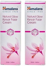 HIMALAYA Natural Glow Kesar Fairness Face Cream 50gm Pack Of 2 100 g free ship