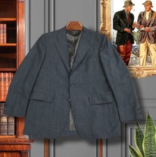 Vintage Brooks Brothers Brooksgate Mens Size 42R Gray Sport Coat Wool Blazer USA