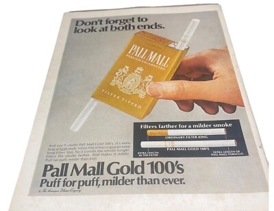 PALL MALL GOLD 100 | Cigarettes | Sinclair Foods Australia