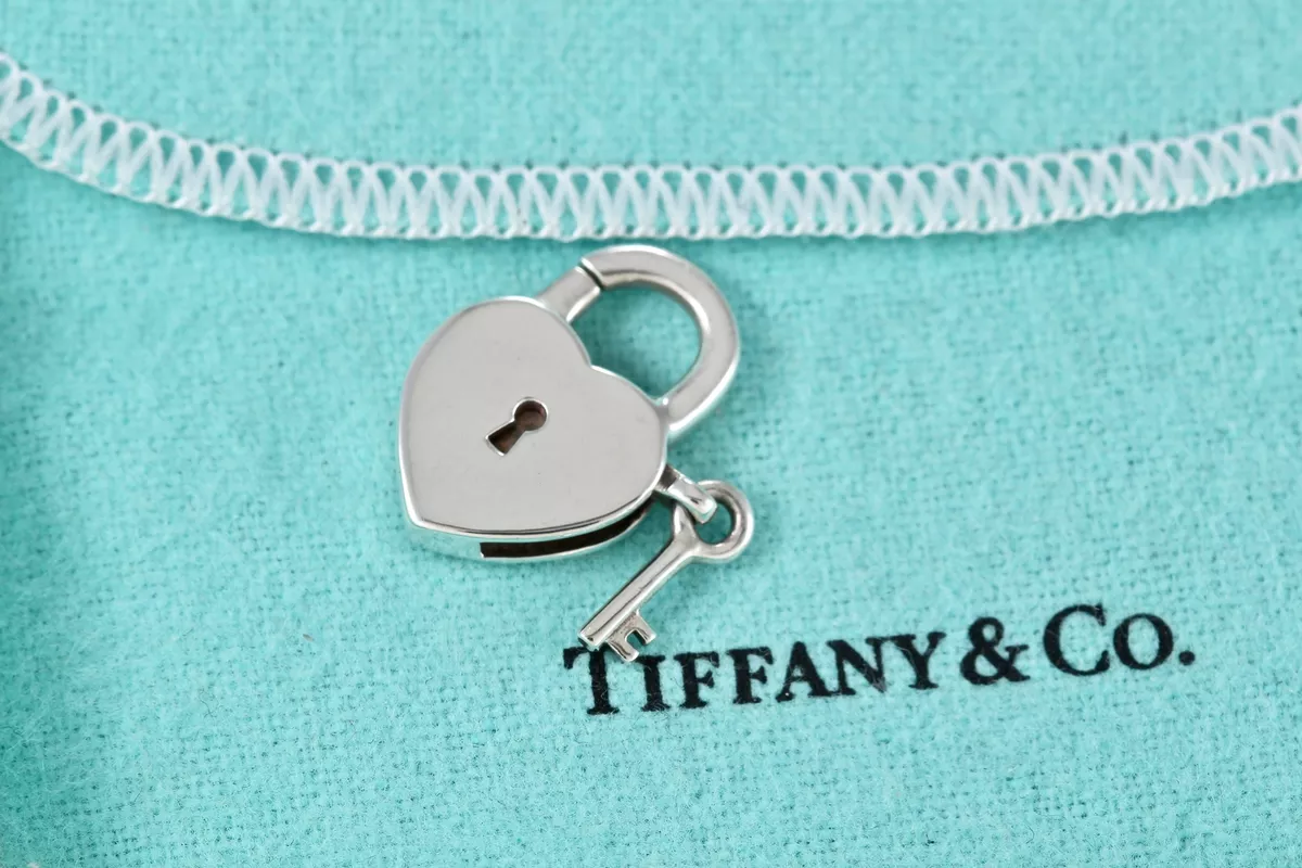 Tiffany Co Heart Key Locks Necklace