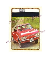1967 autos car auto Corvair autos Monza metal tin sign cafe tavern plaque