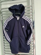 ADIDAS Fleece Lined Unisex HOODIE Age 11-12 Yrs