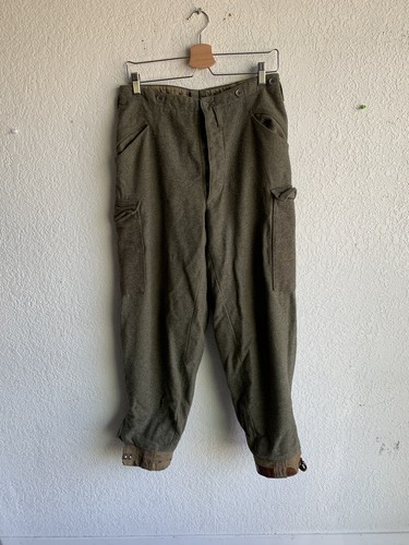SWEDISH ARMY M39 WOOL COMBAT TROUSERS 