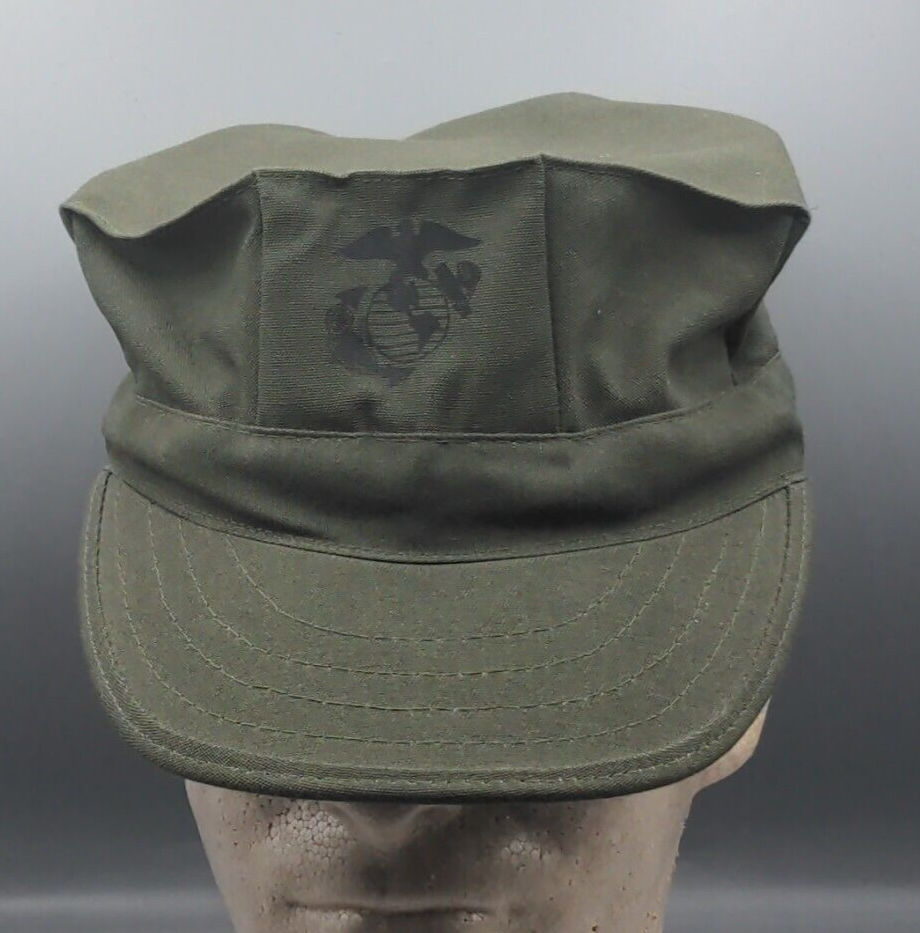 Vietnam War era USMC OD green utility cover Vietnam War era NOS post