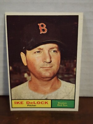 1961 Topps Ike DeLock #268  Baseball Card Nrmt