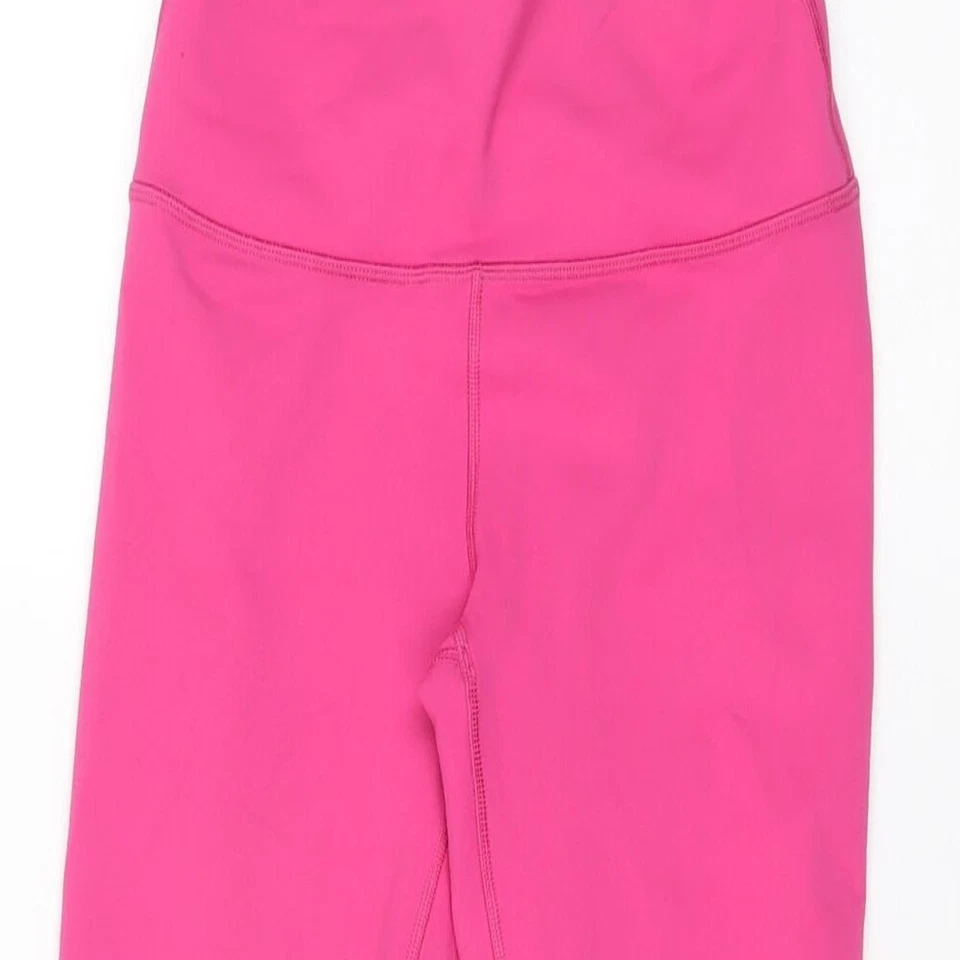 Fabletics Womens Pink Polyester Pedal Pusher Leggings Size XS L23 in Regular Pul - Image 3 of 4