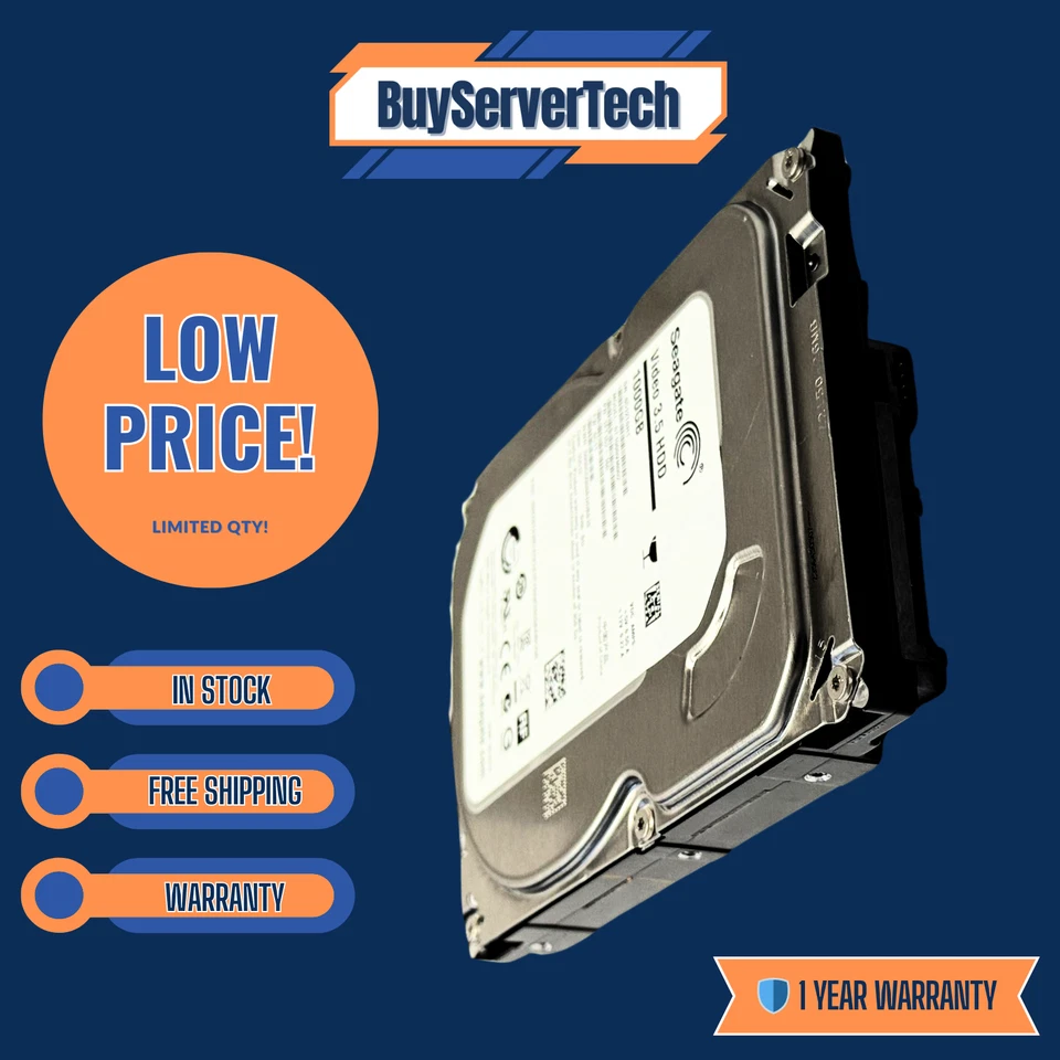 Seagate ST1000VM002 1TB 5900RPM 3.5" SATA 6Gb/s HDD | PC DVR CCTV | 0 Hours | 1Y - Image 4 of 4