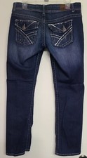 BKE Buckle Payton Bootcut Jeans Women's Size 30X31.5 Dark Blue Denim