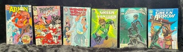 6 DC Comics Arion, Hawk & Dove, Wonder Woman, Green Lantern, Night Wing, & more!