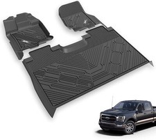 3w Floor Mats For Ford F150 Supercrew Cab 2015-2026 Custom Fit Floor Liner Black 3w Floor Mats For Ford F150 Supercrew Cab 2015-2026 Custom Fit Floor Liner Black