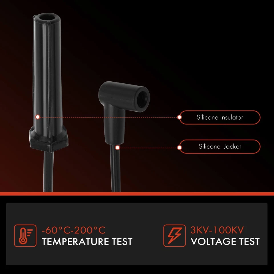 Nuevo juego de 4 cables de bujía para Isuzu Hombre GMC Sonoma Chevrolet S10 1996-1997 Foto 4 de 4