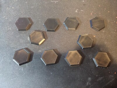 Bulk Tabletop Hex Bases x20, 3rd party and Compatible with Battletech