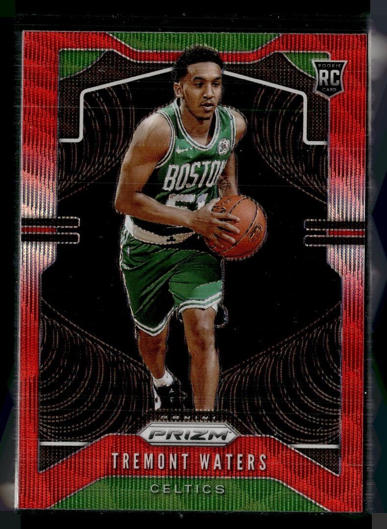 2019-20 PRIZM RUBY WAVE ROOKIE 286 Tremont Waters Boston Celtics