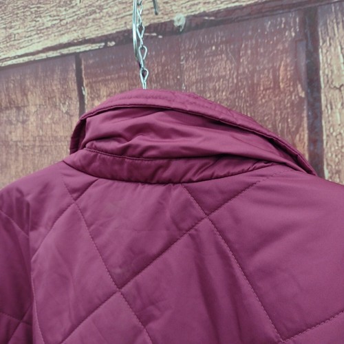 AVA & VIV Women's Purple Quilted Full Zip Jacket Size 2X - Picture 8 of 10