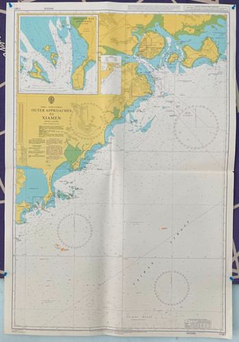 Admiralty 1767 CHINA TAIWAN STRAIT OUTER APPROACHES TO XIAMEN  Map Chart Genius