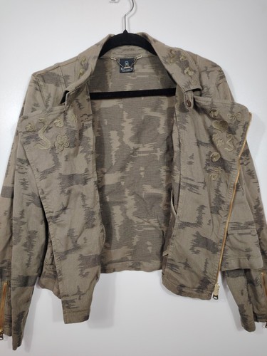 MADELEINE Damen Jeans Jacke Bestickt Übergangsjacke Grün Gr 44 / A+ Zustand - Bild 5 von 10