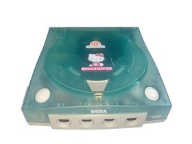 SEGA Dreamcast Hello Kitty model Clear Blue console Used working from japan
