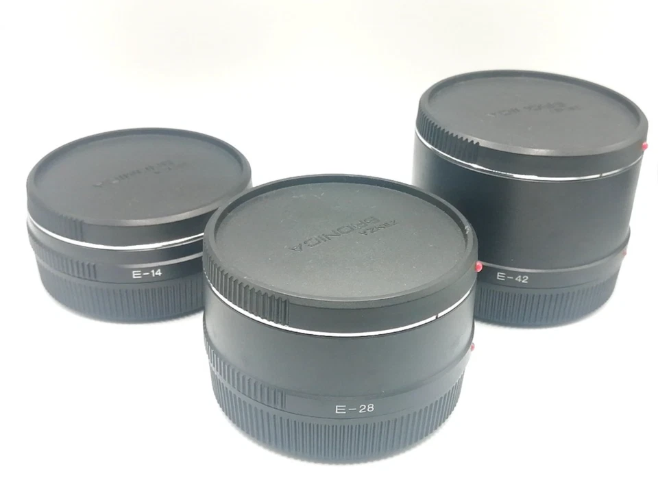 🎦👀✨MINT✨ Zenza Bronica ETR ETRS Auto Extension Tube Ring E-14 E-28 E-42 JAPAN - Image 2 of 4