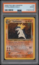 2000 POKEMON NEO GENESIS #18 TYPHLOSION-HOLO PSA 2