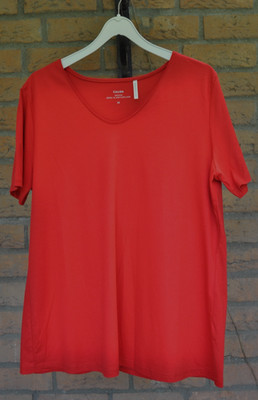 Calida T-Shirt Kurzarm rot 100% Baumwolle Gr. M Schlafshirt