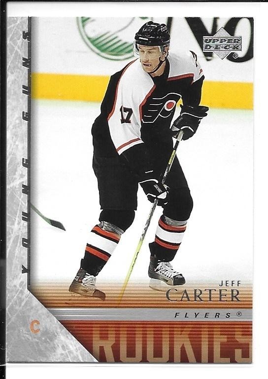 2005-06 Upper Deck Young Guns Jeff Carter Rookie Card RC #444
