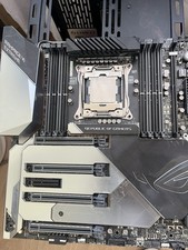 Mint ASUS ROG RAMPAGE VI EXTREME X299 Intel LGA 2066 + Intel 7800X CPU Combo!