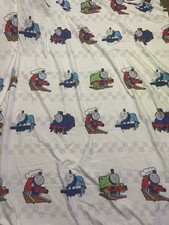 Thomas And Friends. Thomas The Train Twin Size Flat Sheet. Bedding. Good Cond.