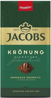 Jacobs Kronung Ground Coffee 500 Gram / 17.6 17.64 Ounce (Pack of 3), Basic 