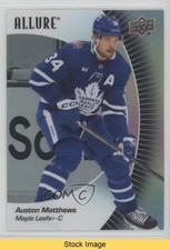 2023-24 Upper Deck Allure Black Rainbow Auston Matthews #48 READ 0r6j
