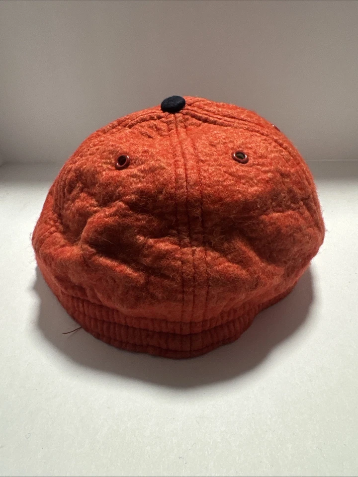 Boné Boston Red Sox vintage anos 60 aba vermelha azul marinho algodão rayon XL MLB - Imagem 2 de 4