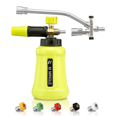 #ad Foam Cannon for Pressure Washer Dual Connector Soap Sprayer 5 Nozzles Quick $40.99