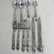 IS Grand Heritage Set of 10 1847 Rogers Silverplate Flatware 2 Place Settings