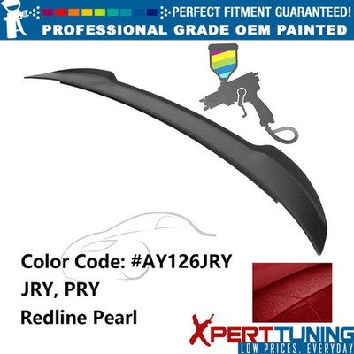 Fits 15-23 Dodge Charger V3 Style Trunk Spoiler ABS Painted #PRY Redline Pearl