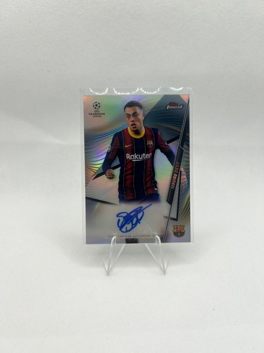 2020-21 Topps Finest Uefa Champions League - Finest Autographs Sergino Dest...