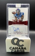 2019 Panini Flawless Collegiate - DK Metcalf /20 Ruby Rookie Gems Signatures #14