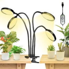 LED Clip Grow Light 60W for Indoor Plants Veg Growing Lamp Full Spectrum
