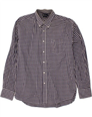 DACK'S Herren Hemd Regular Fit XL dunkelblau kariert BY05