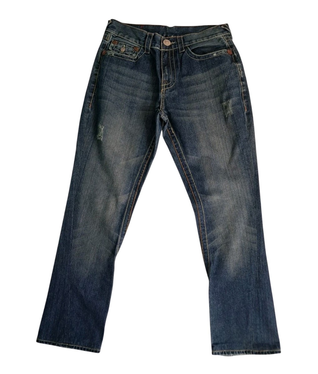 パンツ TRUE RELIGION JOEY BIGT rainbow True Religion Jeans Joey Y2K Thick Stitch Rainbow Flap